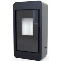 Печь-камин Defro Home Pico, серая сталь