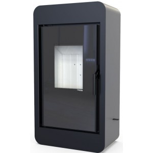 Печь-камин Defro Home Pico, серая сталь