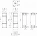 Печь-камин Defro Home Quadroom LONG, 9.3 кВт черная сталь