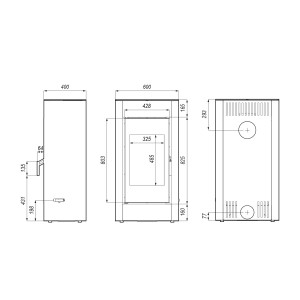 Печь-камин Defro Home Solum