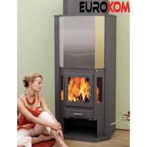 Печь-камин Eurokom Diplomat inox