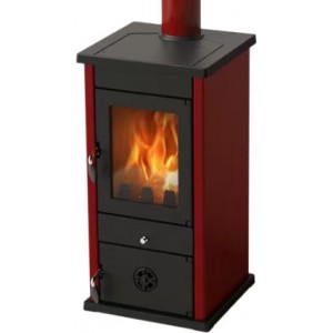 Печь-камин MBS Thermo Vesta Plus Dark Red