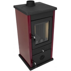 Печь-камин MBS Thermo Vesta Plus Dark Red