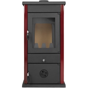Печь-камин MBS Thermo Vesta Plus Dark Red