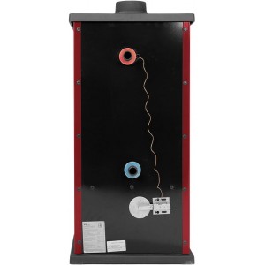 Печь-камин MBS Thermo Vesta Plus Dark Red