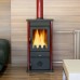 Печь-камин MBS Thermo Vesta Plus Dark Red