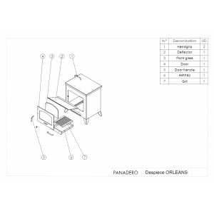 Печь-камин Panadero Orleans EcoDesign