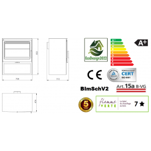 Печь-камин Panadero Acacia EcoDesign