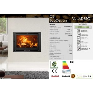 Каминная топка PANADERO INSERT CB Ecodesign