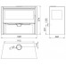 Печь-камин Panadero Allegro 3V EcoDesign New