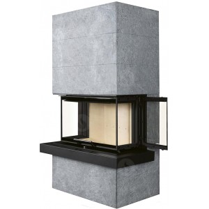 Печь-камин Romotop Design Cara С Akum Камень