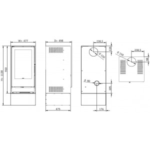Печь-камин Solzaima Tek System Eco
