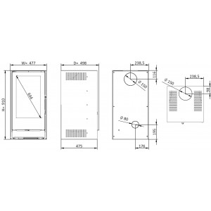Печь-камин Solzaima Tek System Eco