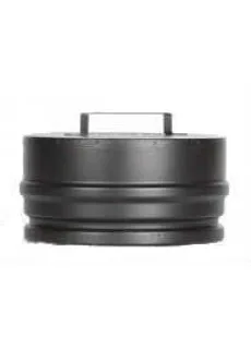Заглушка тройника для твёрдого топлива Schiedel Permeter 50 д.130мм (Сер.)