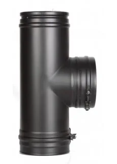 Тройник 90 град Schiedel Permeter 50 д. 130мм (Чер.)