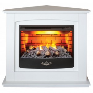 Каминокомплект RealFlame Canada Corner (угловой) 25,5 WT c очагом FireStar 25,5 3D