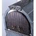 Дровяная печь ИнжКомЦентр ВВД Калита М арочная Чугунный портал с чугунной дверью/ талькохлорит 