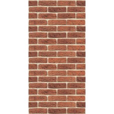 Фиброцементная плита Astonit Декор Красный №1002 (1200x600x9) Вертикаль