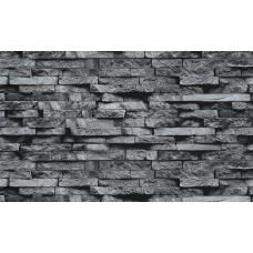 Фиброцементная плита Astonit Декор Серый камень №1008 (1200x800x9) Горизонталь