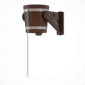 Обливное устройство BentWood 12л из дуба мореного