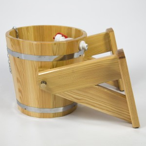 Обливное устройство BentWood 12л из лиственницы натуральной