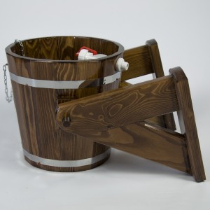 Обливное устройство BentWood 12л из лиственницы мореной