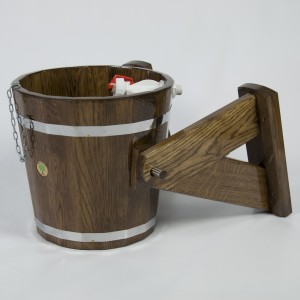 Обливное устройство BentWood 12л из дуба мореного