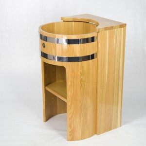 Умывальник BentWood стойка прямая из лиственницы натуральной