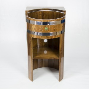 Умывальник BentWood стойка прямая из лиственницы мореной