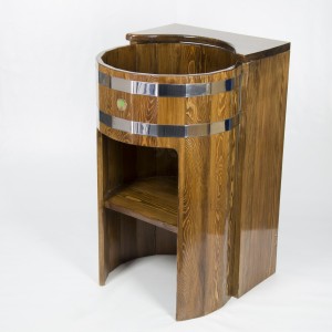 Умывальник BentWood стойка прямая из лиственницы мореной