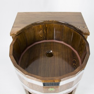 Умывальник BentWood стойка прямая из лиственницы мореной