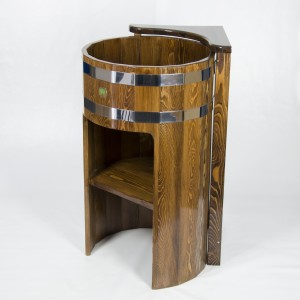 Умывальник BentWood стойка угловая из лиственницы мореной