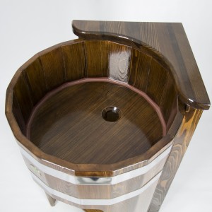 Умывальник BentWood стойка угловая из лиственницы мореной