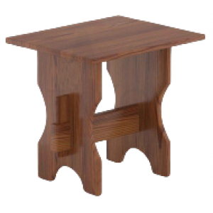 Лавка для бани Bentwood 50х40 см из лиственницы мореной