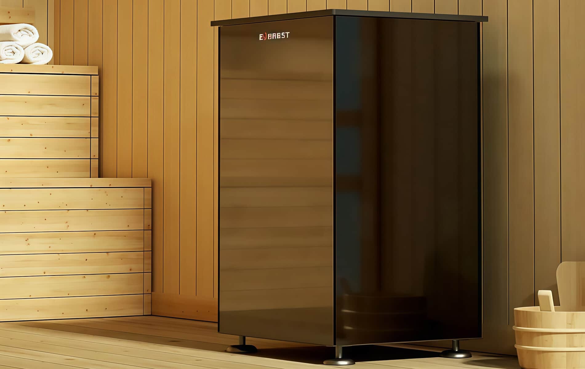 Электрокаменка Эверест Black Crystal S60 в интерьере