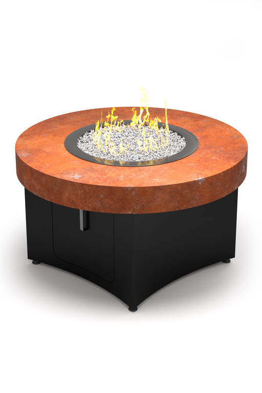 Уличный стол-камин OpenFire, газовый из стали кортен купить по ...