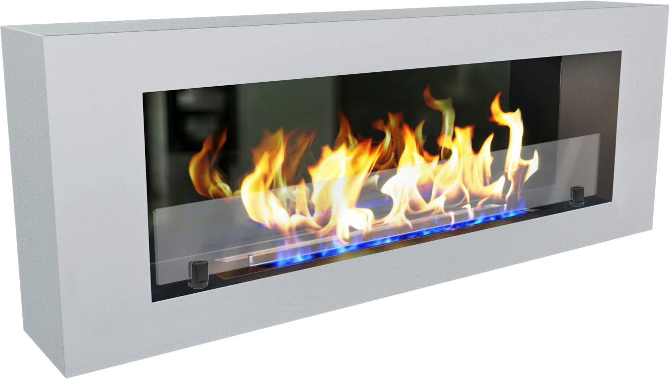 Биокамин ZeFire Констант 1200 (Constant 1200) белый со стемалитом