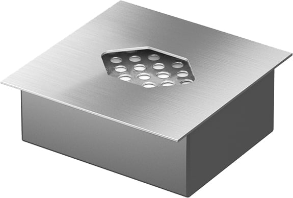 Квадратный контейнер ZeFire 150