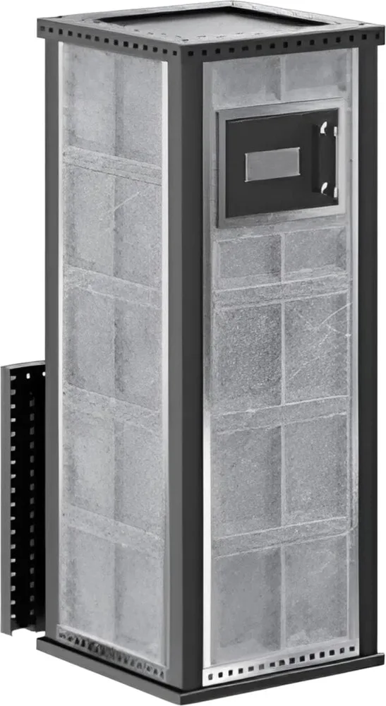 Дровяная печь для бани Klover RT 50 RV в облицовке Design