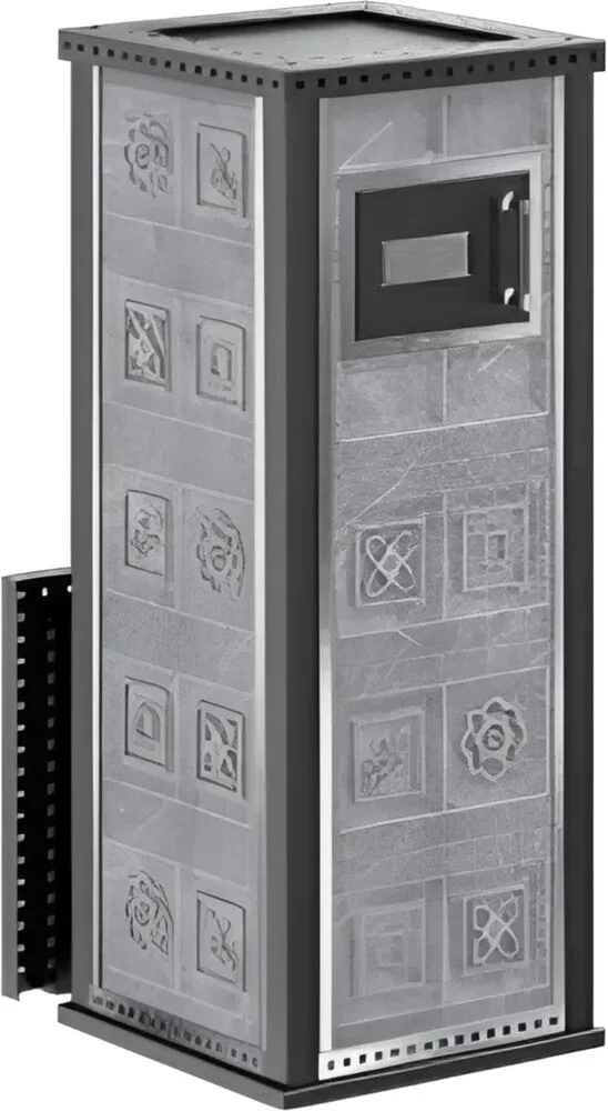 Дровяная печь для бани Klover RT 50 RV в облицовке Design