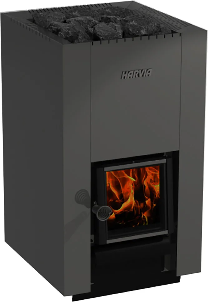 Дровяная печь для бани Harvia 22 Black