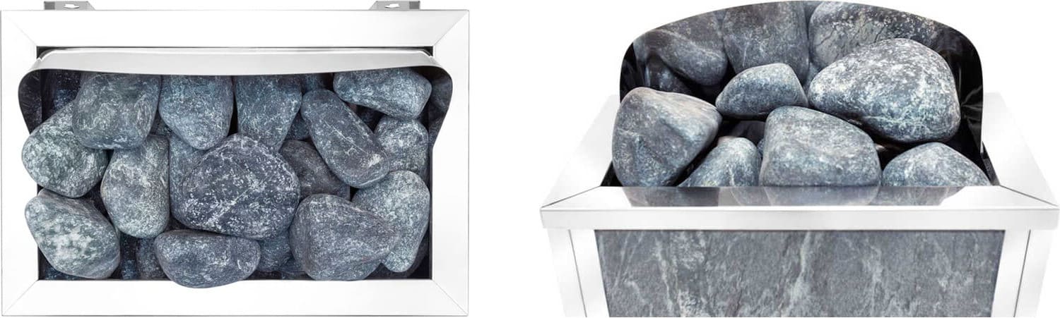 Электрическая печь Karina Trend в облицовке Талькохлорит Электрическая печь Karina Trend в облицовке Талькохлорит