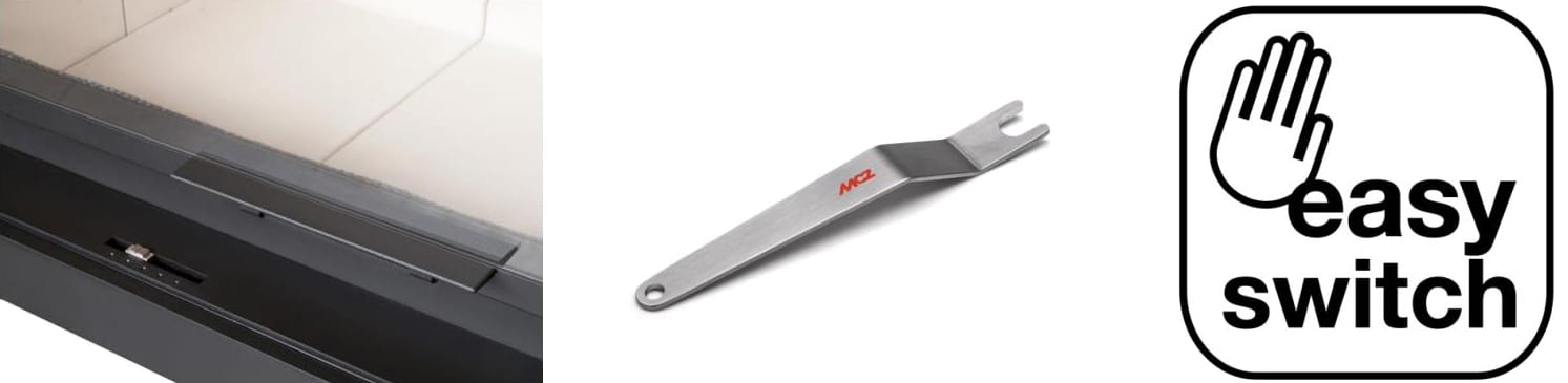 Система Easy Switch в топках MCZ