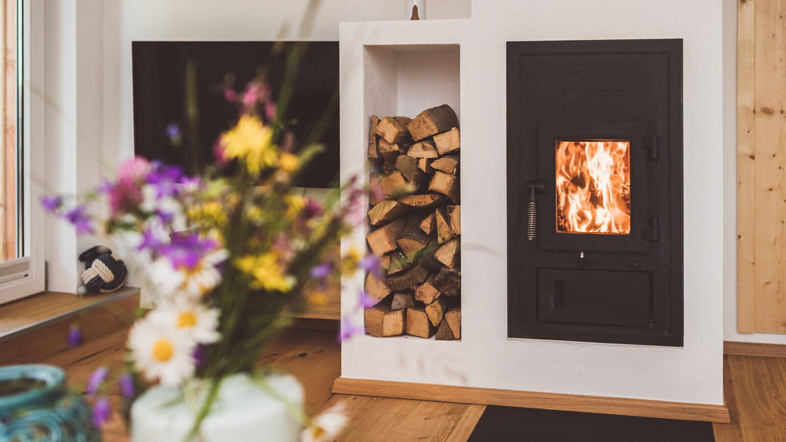 Каминная топка Brunner WFr 33 в интерьере