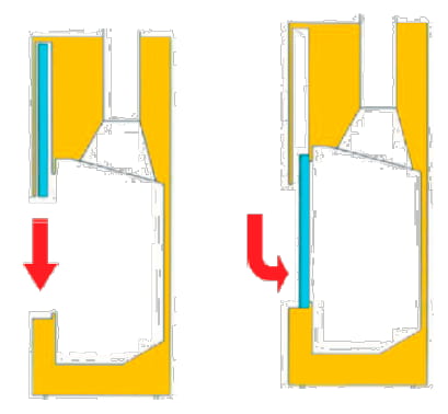Система закрытия дверцы топок EdilKamin Blokk и Windo Система закрытия дверцы топок EdilKamin Blokk и Windo