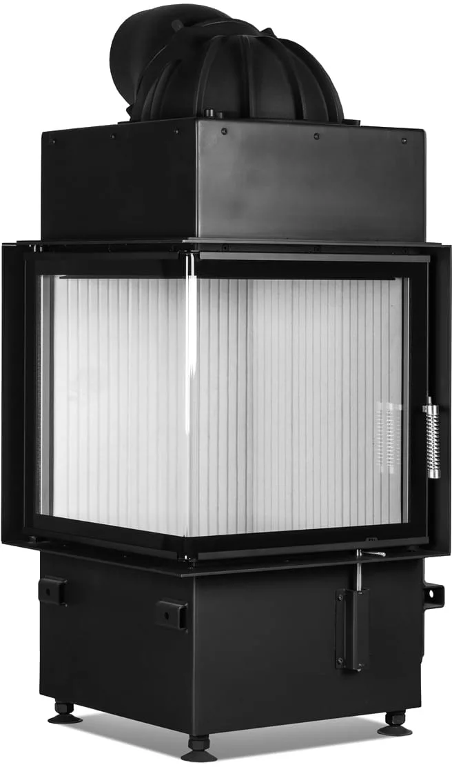 Каминная топка Hoxter Ecka 51/51/51L с чугунным дымосброником