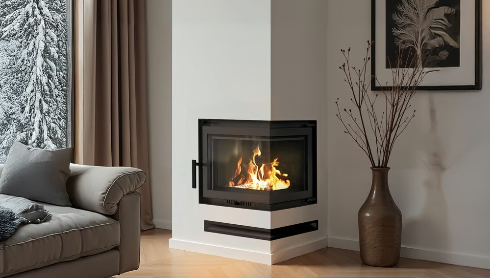 Каминная топка Ildnord Bergen P BS в интерьере