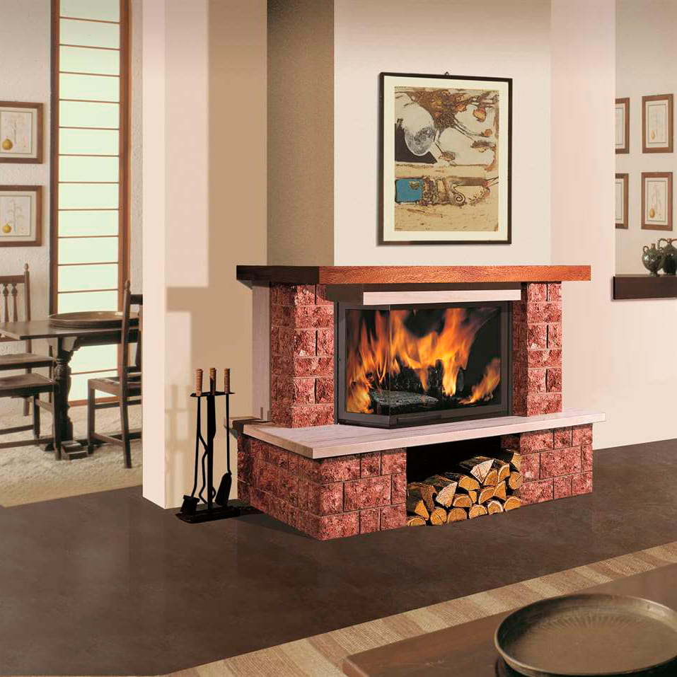 Каминная облицовка Edilkamin Tarrgona + топка Tekno 2N DX Каминная облицовка Edilkamin Tarrgona + топка Tekno 2N DX