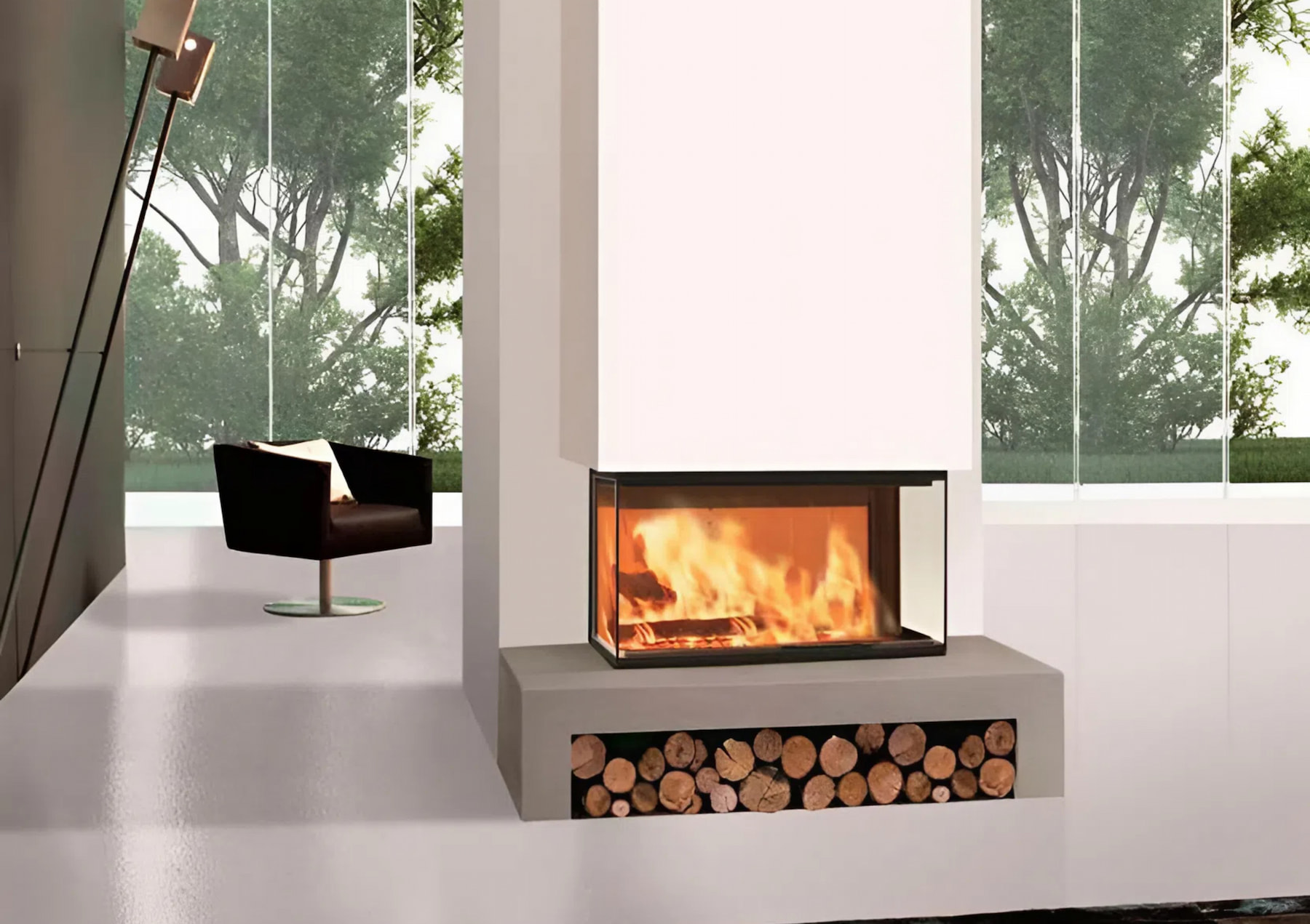 Каминная облицовка EdilKamin Well Wenge