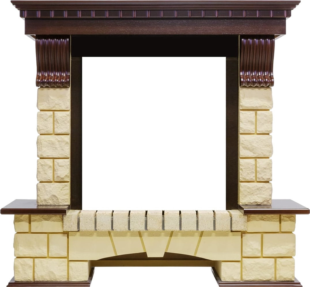 Портал Dimplex Pierre Luxe - Темный дуб / Шампань (Высота 1050 мм)